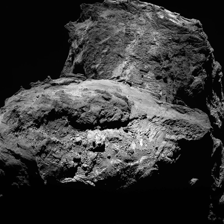 Комета Розетты в высоком разрешении